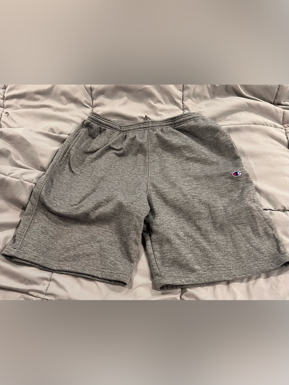 Champion Men's Gray Soft Fleece Athletic Shorts XL